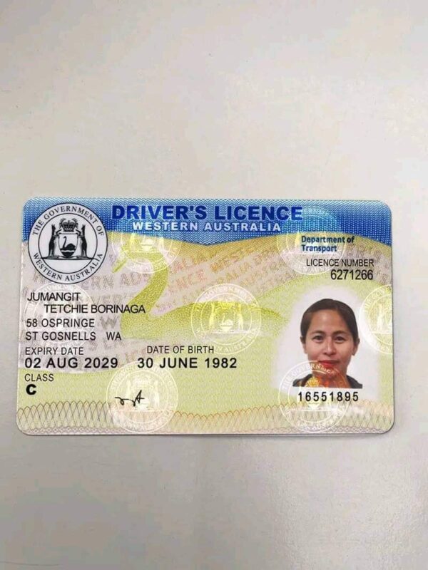 Australian Driver's License