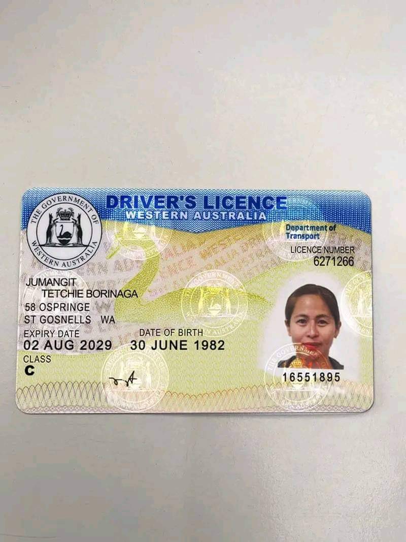 Australian Driver's License